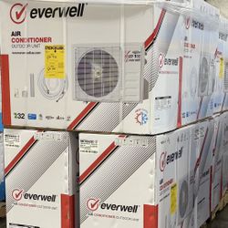 ❄️🔥 Everwell Mini Split Heat Pump AC (R32 • WiFi • 17 SEER2) 12K BTU – 36K BTU 5 Year Warranty 🇺🇸🇺🇸🇺🇸 