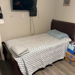 Twin Brown Bed