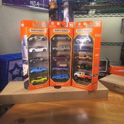 Matchbox 5packs.    3 Total 