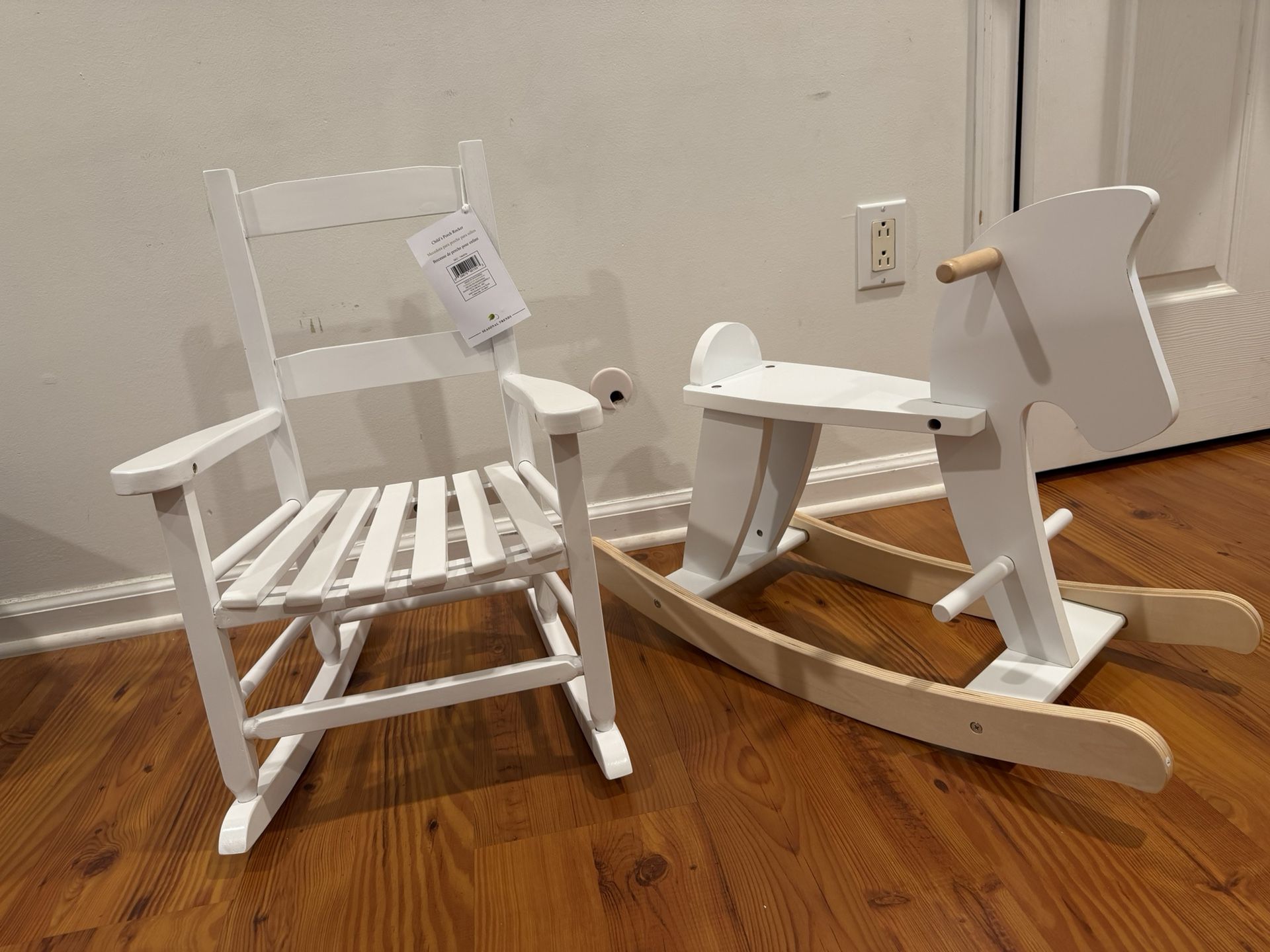 Kids Wooden Rocking Chair and horse