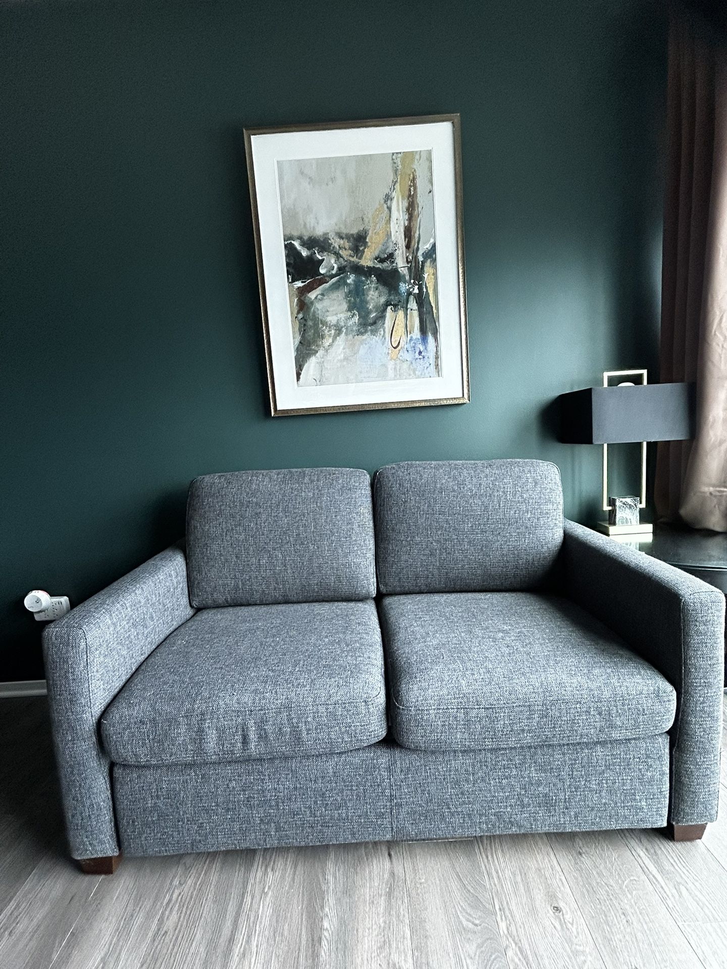 Dark Navy Pull Out Couch- Like New - $400 OBO