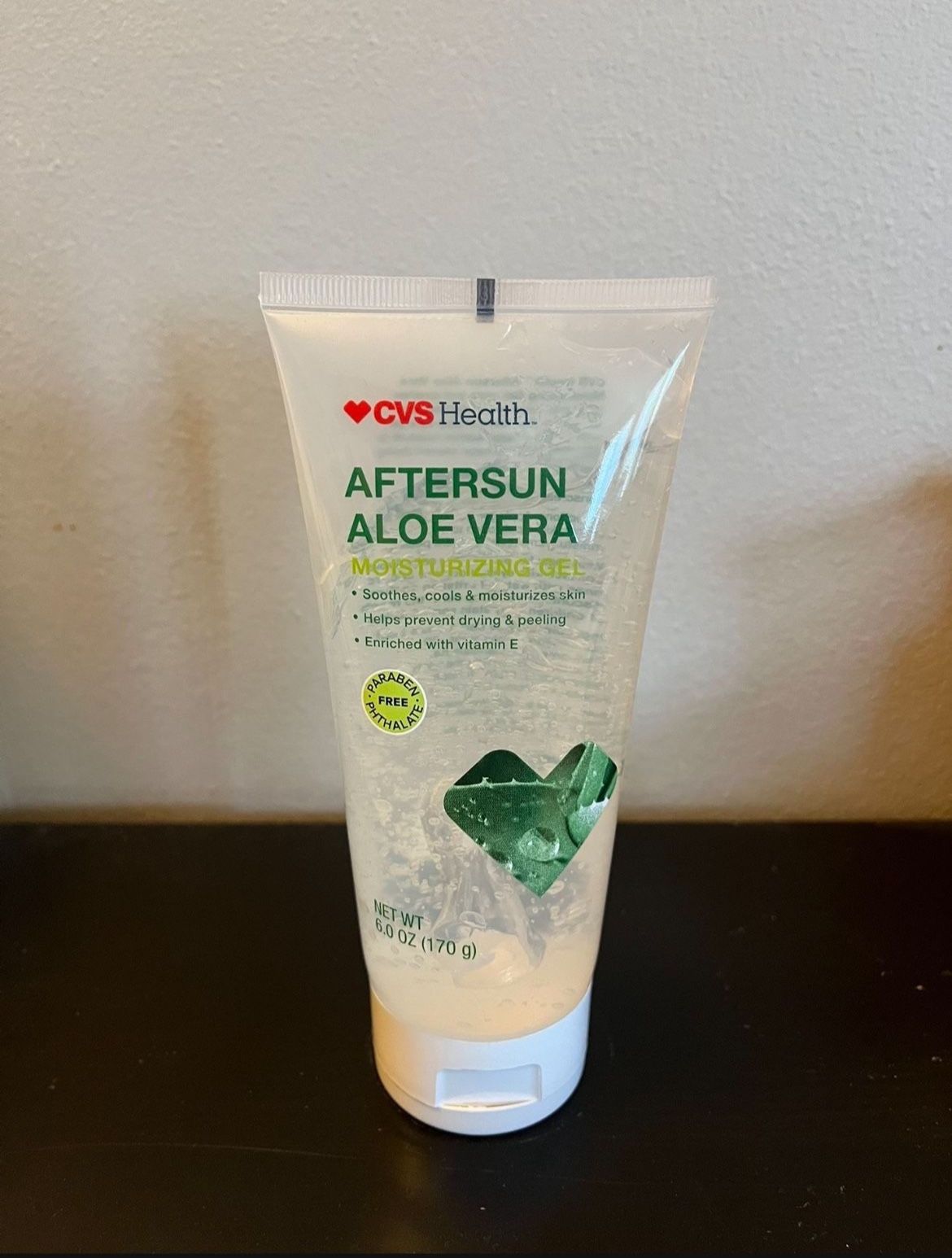 Brand New! CVS Health Aftersun Aloe Vera Moisturizing Gel, 6 OZ