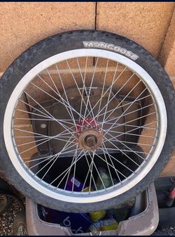 Mongoose 20” Rear Wheel With All Solid Tube