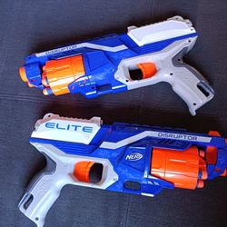 Nerf N Strike Elite Disruptor 6 Dart Rapid Fire Nerf Blaster 4 Pack with extra darts

Condition
2 used & 2 new in box

Experience the excitement, ener