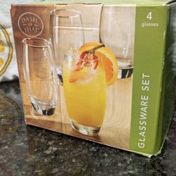 Dash of That Cute Drinking Glasses Set of 4