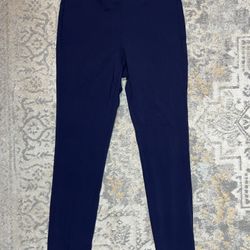 Michael Kors Women’s Blue Flat Front Stretch Dress Pants Size S 