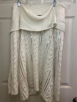 Midnight velvet sequined sweater