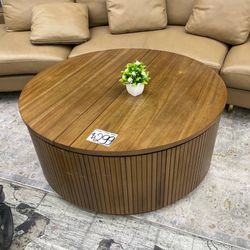 Adorable wooden storage coffee table