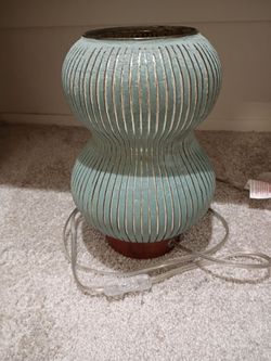 Teal Double Gourd Table Lamp