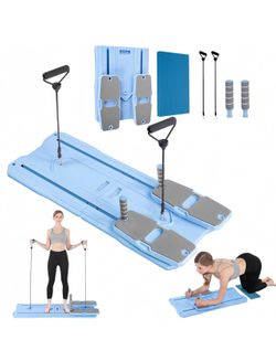 PilatePilates Boards Board - 2025 Pilates Reformer Set for Full Body Workouts, Foldable Ab Core Trainer Board