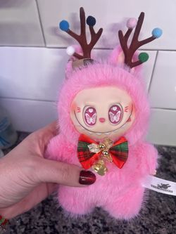 Custom Christmas reindeer Labubu 