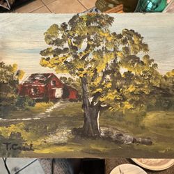 Small Vintage Hand paintings 