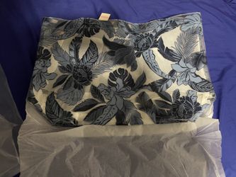 VS Pink Clear & Palm Tree Tote