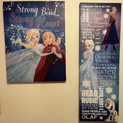 Canvas Pictures Elsa and Anna 