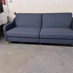 New Modern Futon Sofa Blue Color See Pictures For Dimensions 