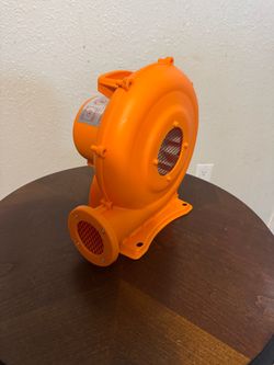 Portable Orange Air Blower Pump for Bounce House & Lawn Inflatables