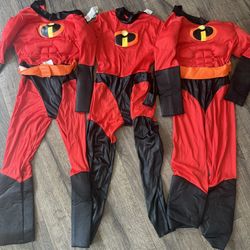 The incredibles Costumes, kids Size Medium.