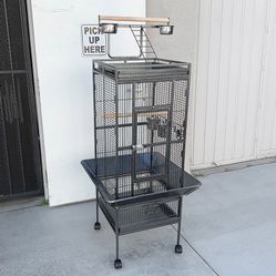 $130 (New in box) Large 61” parrot bird cages with rolling stand for cockatiels parrot parakeet lovebird finch 