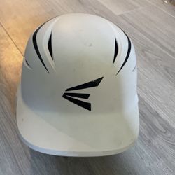 White Easton baseball helment