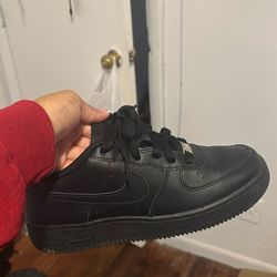 black air force 1s size 6