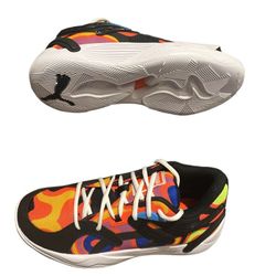 PUMA TRC Blaze Court Lava ocean dive-fiery coral size 8 style code 377396 01 multicolor