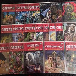 Creepshow comic book Collection of 19! Mixed lot. Image comics. Horror. Keys.