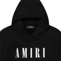 Amiri Preowned Hoodie In Black Large 