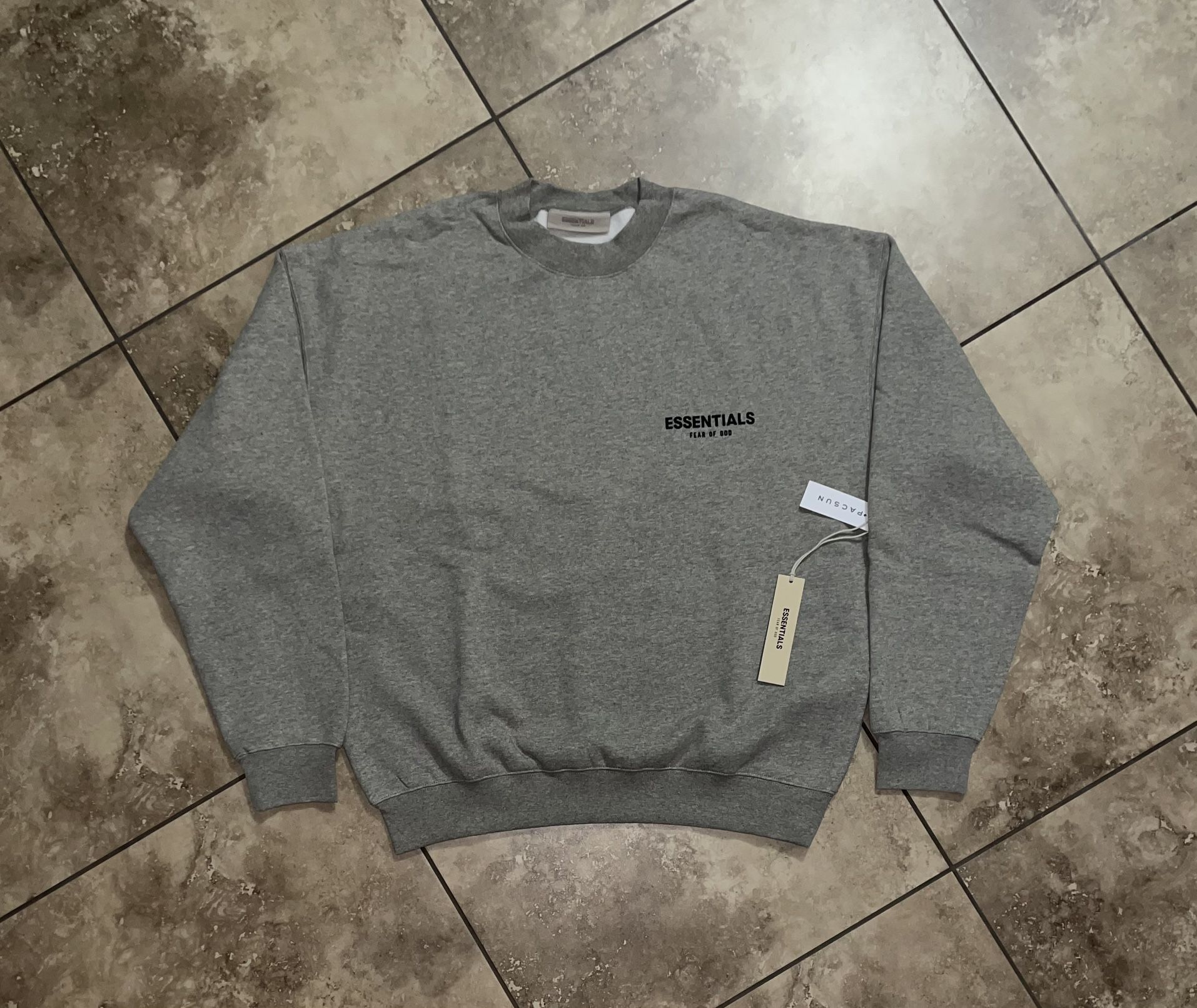 Fear of God Essentials Crewneck (FW22) Dark Oatmeal Size Large