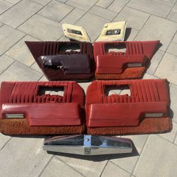Cadillac Interior Door Panels Set of 4. 2 Back Light Panels. Grill. Seville