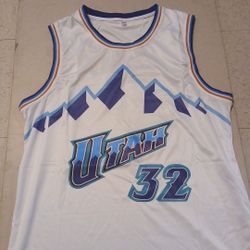 Karl Malone Utah Jazz Jersey Stitched Embroidery 2x Size 