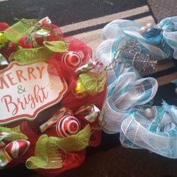Christmas Wreaths Good Condition $5.00 Each 