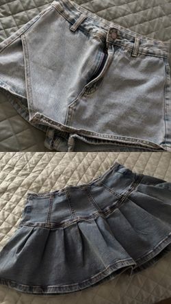 jean skirts