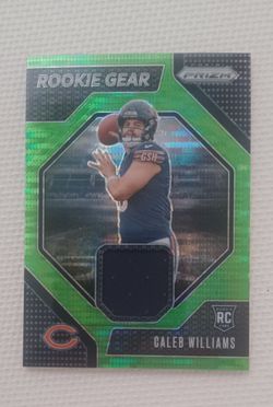 Caleb Williams Panini Prizm Rookie Gear Relic Card