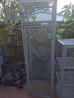 Heavy-Duty Metal Security Storage Cage – 74" x 22"