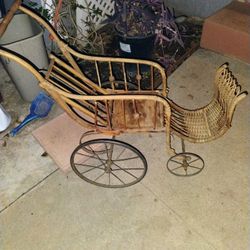 Antique Doll Wheel Chair