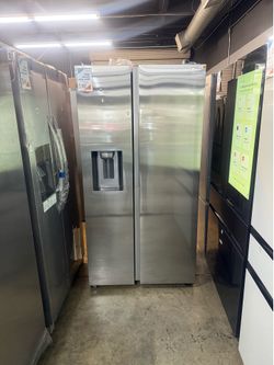 🔥 SAMSUNG 22 CU FT COUNTER DEPTH SIDE BY SIDE REFRIGERATOR 🔥