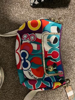Coach Est. 1941 Multicolor Pop Art Crossbody Bag