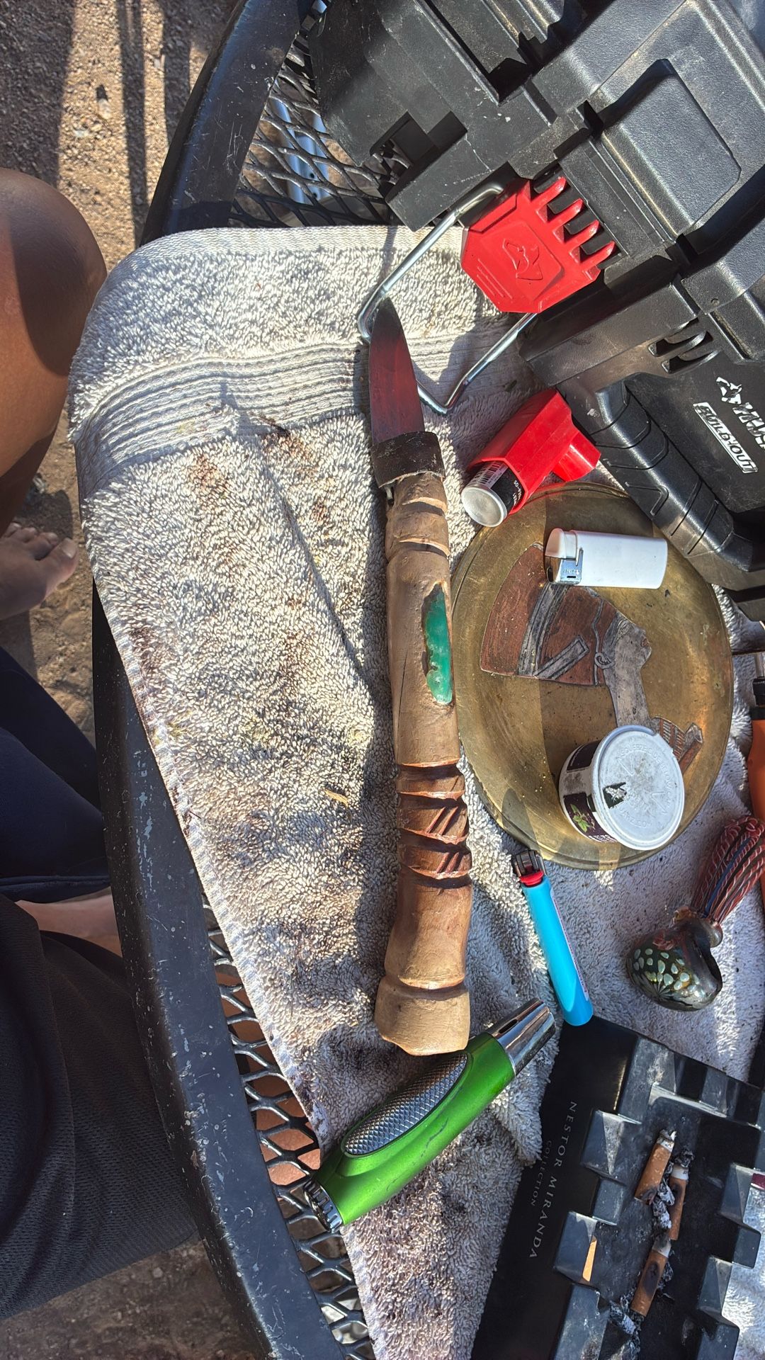 Arizona Sonora Iron Wood . Rare Hand Made Knife