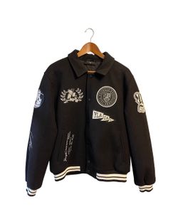 Young LA Ace of Spades Letterman Jacket Men’s Size Large