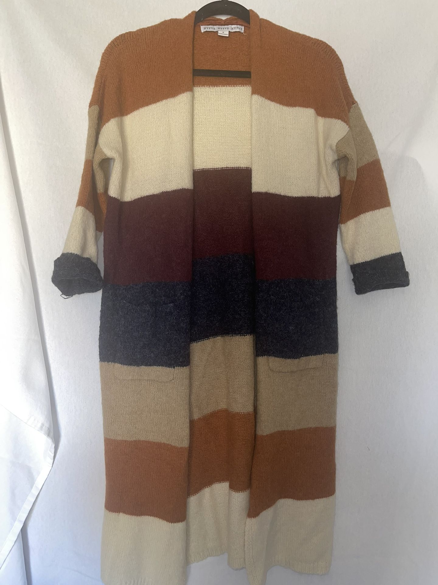 Women’s striped cardigan size small