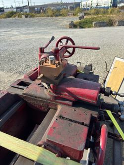 Industrial 5 HP Lathe — Heavy-Duty Vintage Machine