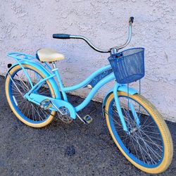 Women's Huffy Nel Lusso 26" Beach Cruiser Bike Bicicleta Basket 