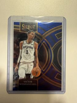 Victor Wembanyama RC Blue Prizm - Spurs - DPOTY - ROTY