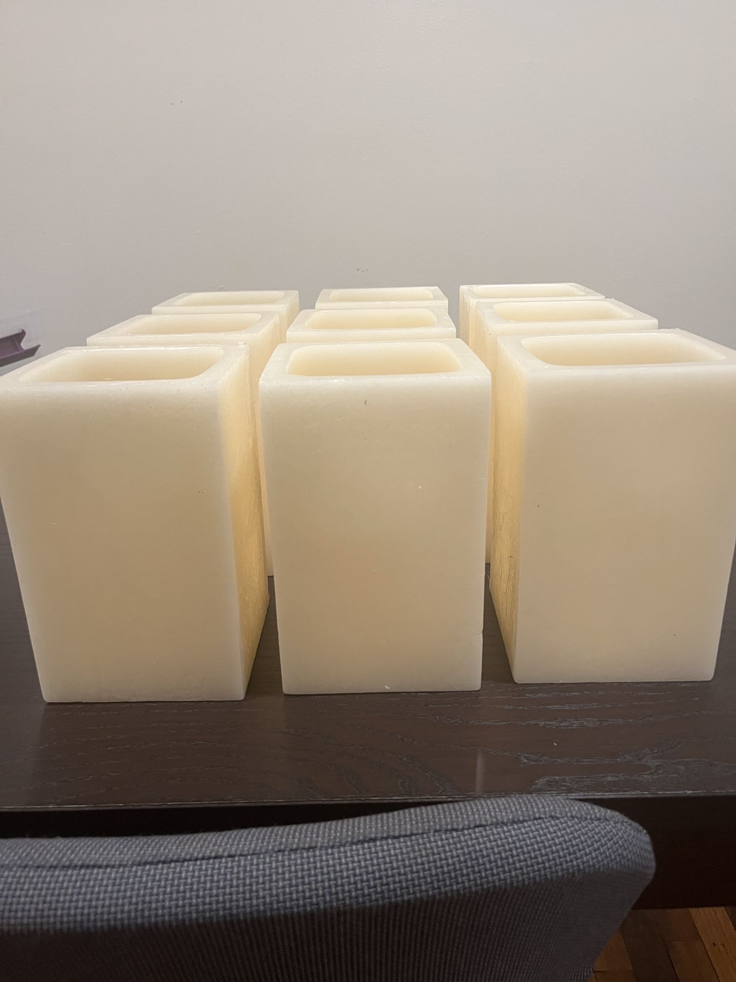 10 Wax Luminaries (Wedding/Event Centerpieces)