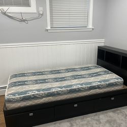Twin Bed frame With Headboard 