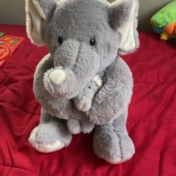 Mom & Baby Elephant Plushie 🐘 