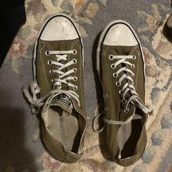 Converse Army Green Olive Size 8