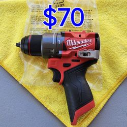 $70 New Milwaukee 12-Volt Hammer Drill Driver 1/2" (Tool-Only,  No Battery ## No Charger)