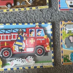 5 Big Melissa & Doug 4 Mini Melissa & Doug Puzzle 