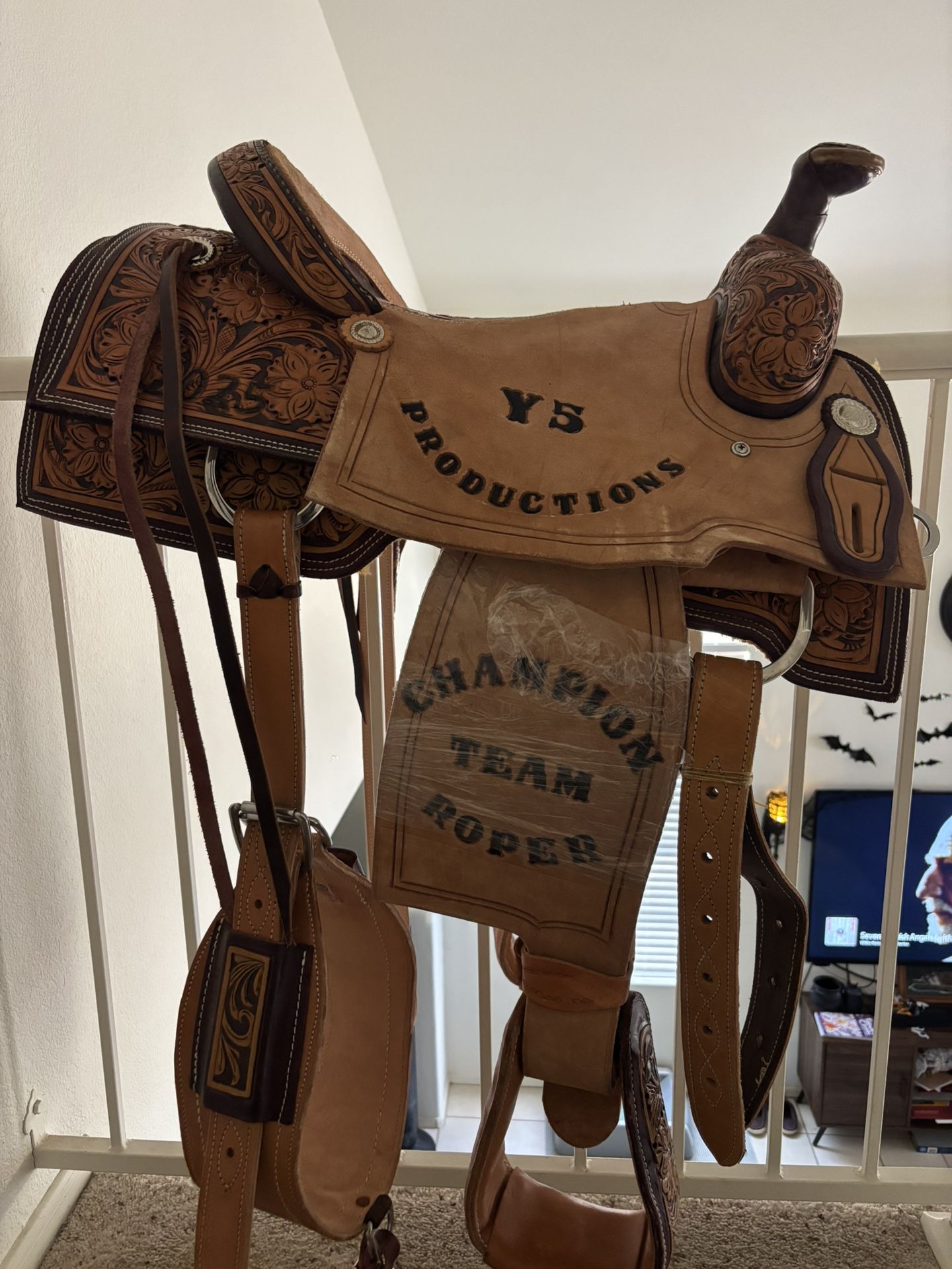 Team Roping Saddle